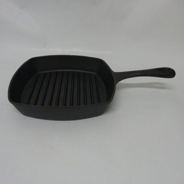 Square Pre-seasoned Cast Iron Skillet Fry Pan