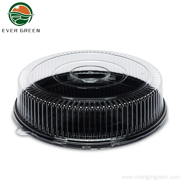 Round Transparent Plastic Cake Box Dessert Packaging Box