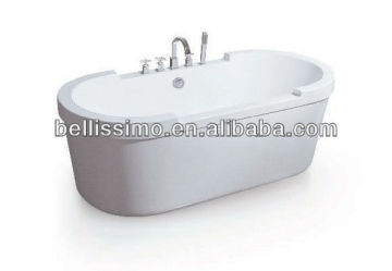 Acrylic fiber resin bathtub BS-6509