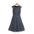 Customrized High Quality Silver color shift dress