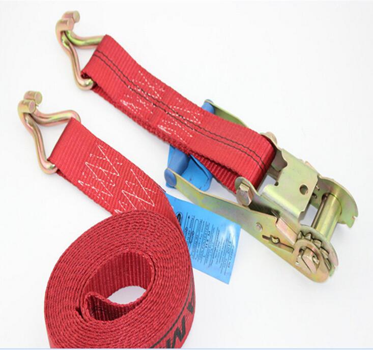 Container Lashing ratchet tie down straps, truck rachet tie down 5cm*3Ton