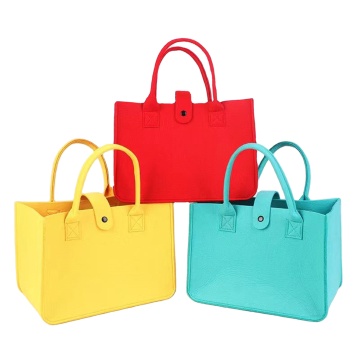 Minimalist Felt Handbag Tote - Ready to Ship Bridesmaid Gift Bags