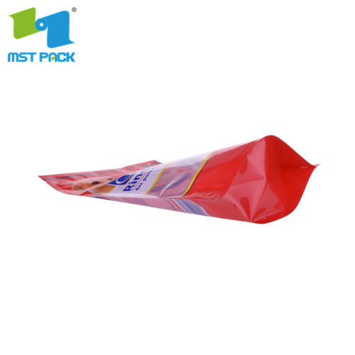bolsa ziplock impresa personalizada bolsas de comida biodegradables para bolsas de envasado de alimentos para perros de compañía