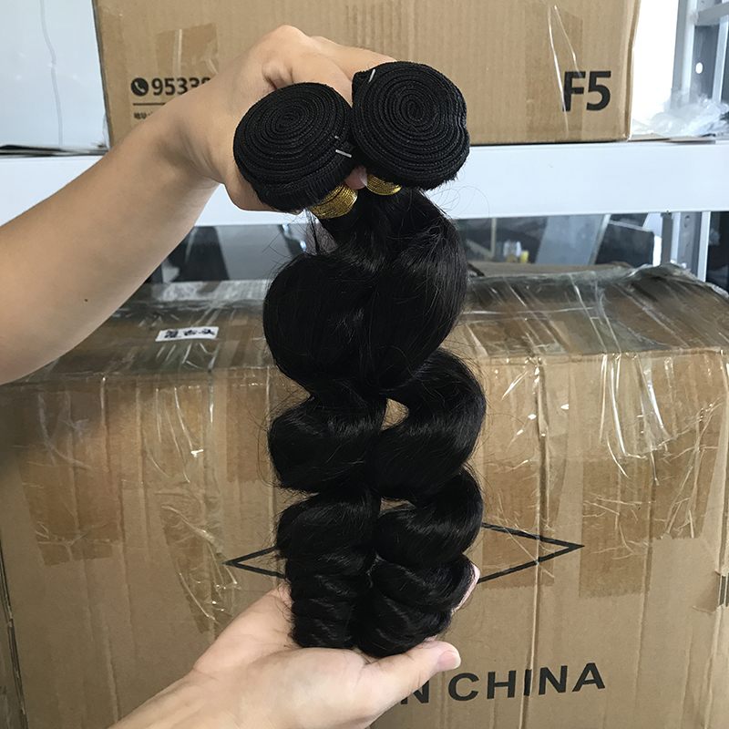 100% Indian  hair bundles wholesale,hot selling Indian  hair loose wave bundles,loose wave bundles human hair