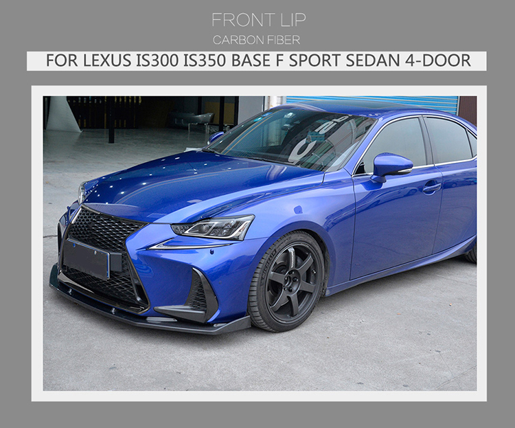 IS300 IS350 Carbon Fiber Front Lip Spoiler for Lexus IS/IS F-Sport 17-18