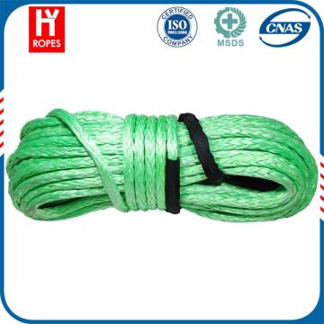 HYropes uhmwpe winch rope for lifting, uhmwpe/hdpe winch rope, blue 1/4'' x 50' winch rope