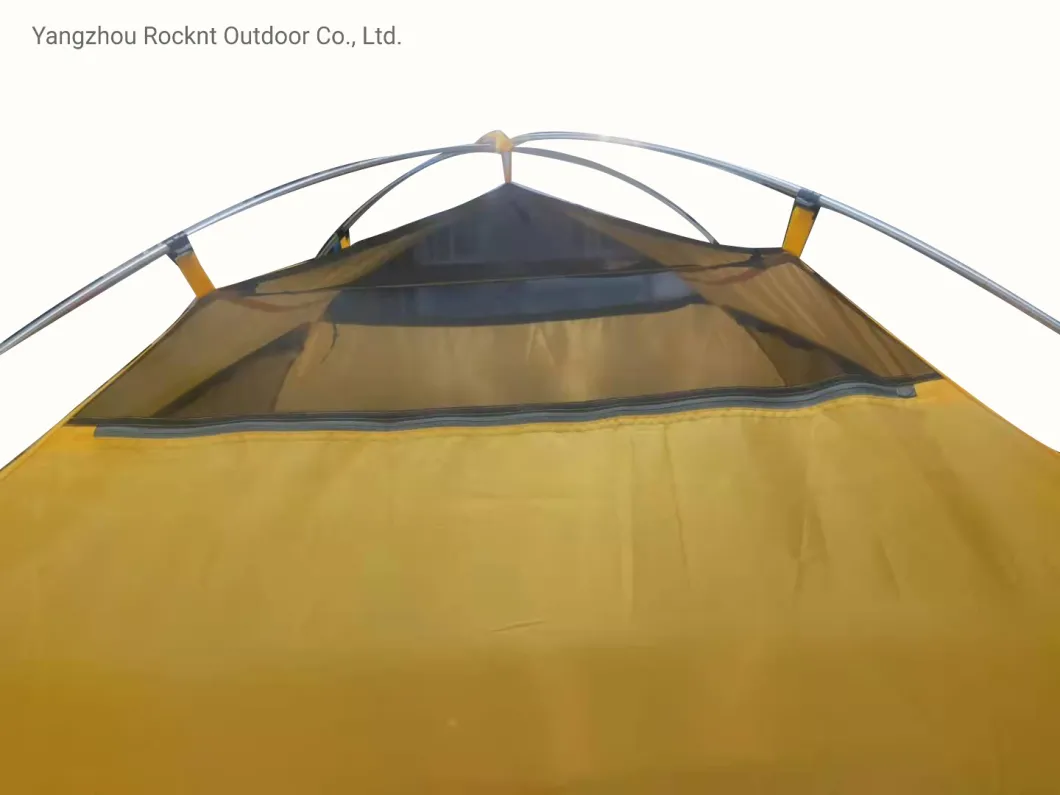 Outdoor 4persons Double Layer Waterproof Camping Hiking Tent for Family