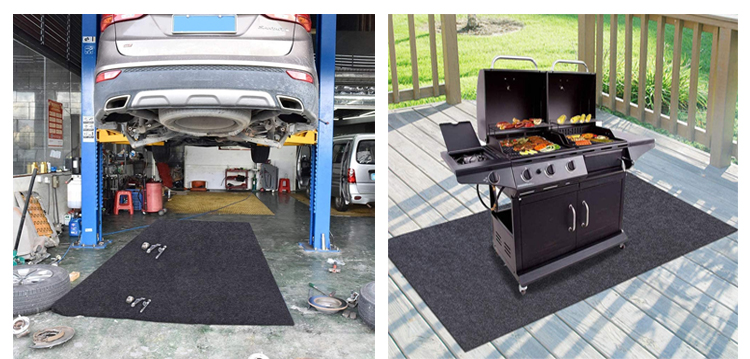 Printed Motorcycle Floor Mat Garage Mats