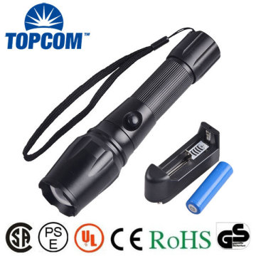 TP-1837 Aluminum Alloy XML T6 Ultra Light CREE LED Flashlight