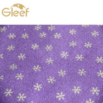 glitter felt sheet chrismas glitter felt