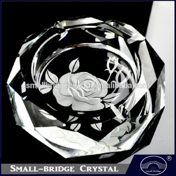 Home Decorations Smoking Sets Gift Glass Ashtray Crystal Handicrafts
