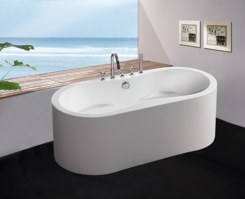 Luxury Oval Corner Small Bathroom Standard Bathtub