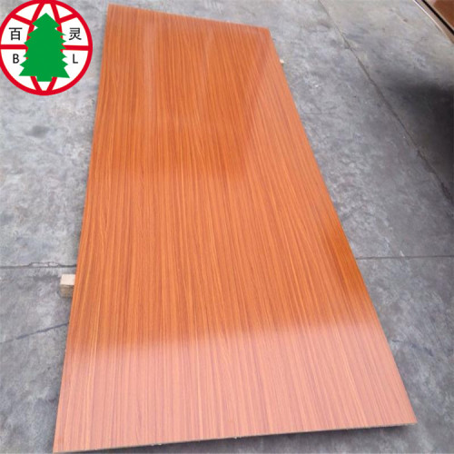 Colored melamine faced MDF Chinese good quality