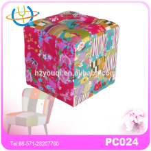 Popular patchwork ottoman stool