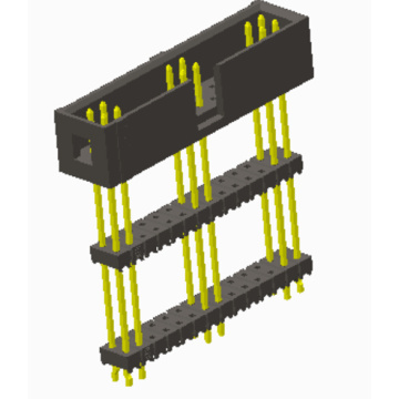 Embase de boîte de pas de 2,54 mm, ajouter logement