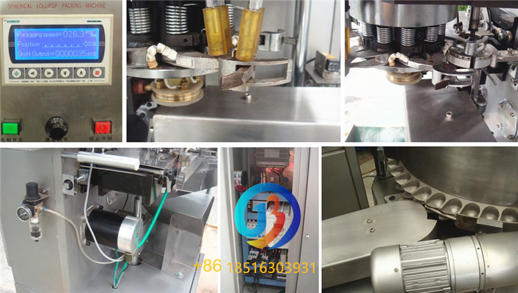 Automatic high speed lollipop twist packing wrapping machine for sale