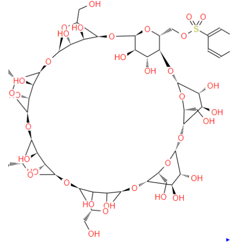 Mono- (6-p-toluenesulfonyl) -p-cyklodextrin Cas: 67217-55-4