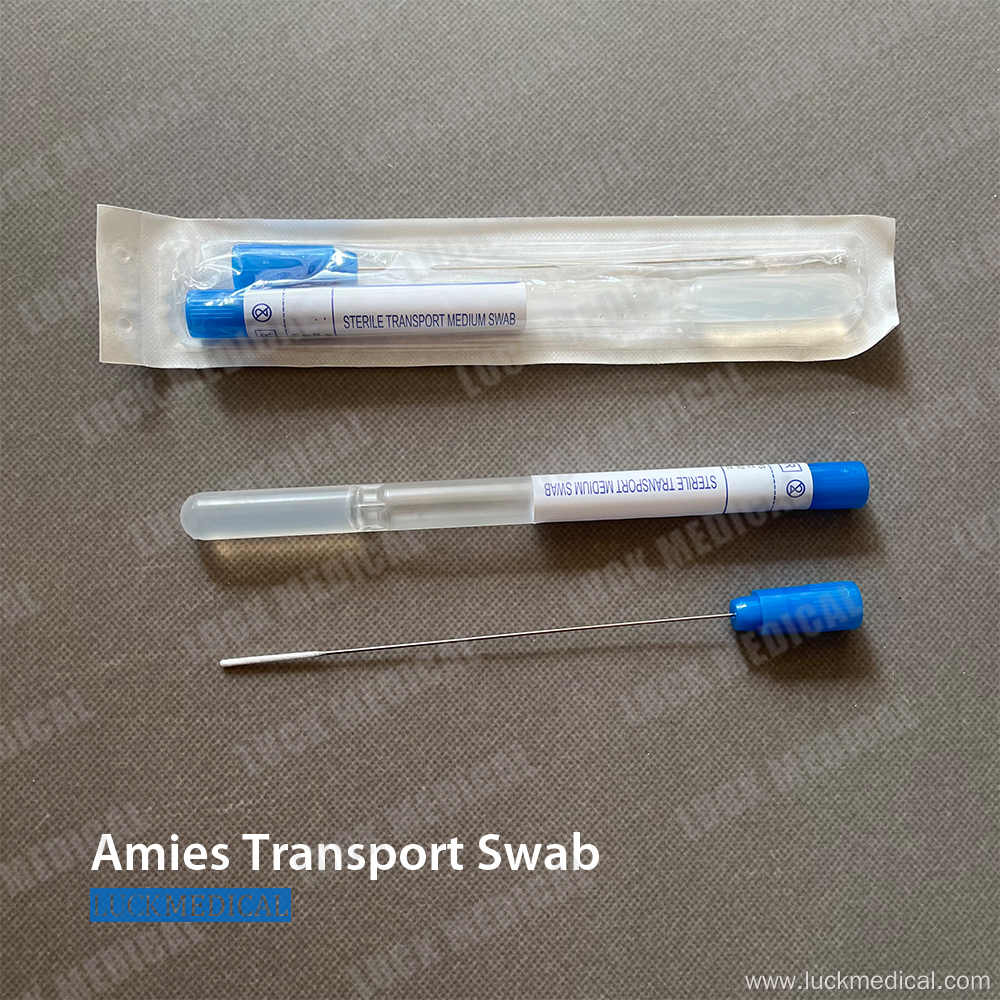 Disposable Transport Medium Swab with Carbon