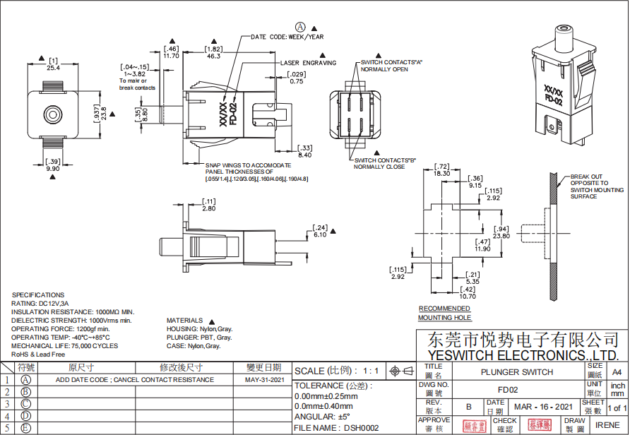 FD02 Drawing.