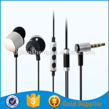 Wired metal earphone bass vibration earphones with MIC and remote control for mobile phone