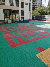 pickleball basketball court flooring interlocking tile