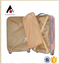 pink trolley luggage / girls hard shell luggage/ girls style hard case luggage