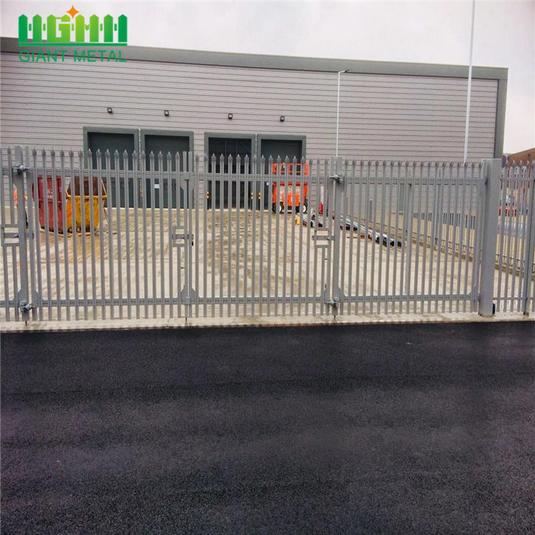 Welded Low carbon steel plate palisade fence