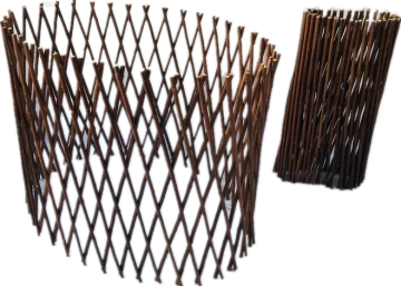 Natural weaving willow fences