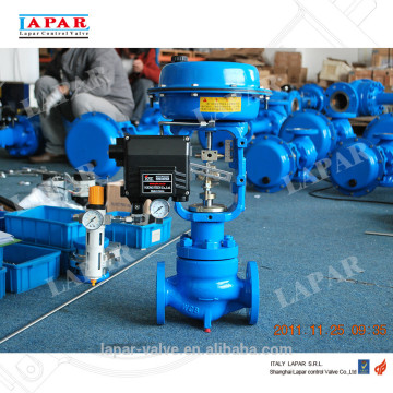 LAPAR Pneumatic Steam Control Valve, Pneumatic Diaphragm Control Valve, Pneumatic Control Valve with Positioiner