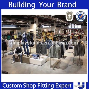 Classic style clothing shops men suit display stand for shop