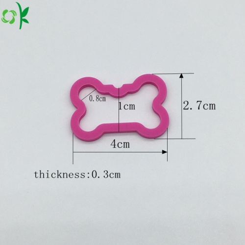 Cute Silicone Pet Tag Protective Holder