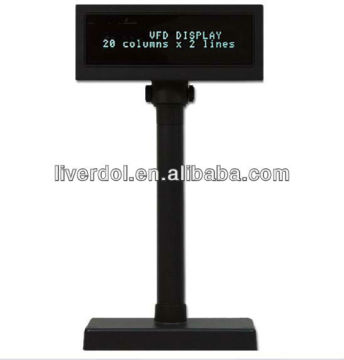 High brightness 2X20 lines VFD customer pole display
