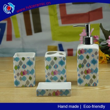 Hot sales ceramic bathroom set, bath accessories, sanitary wares