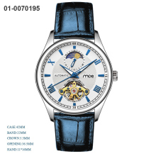 Custom Fashion Moon phase Automatic Mechanical Man Watch