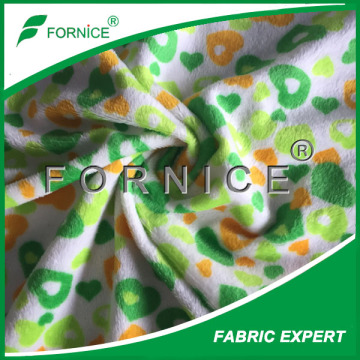 manufacture China 100% polyester prints minky plush fabric