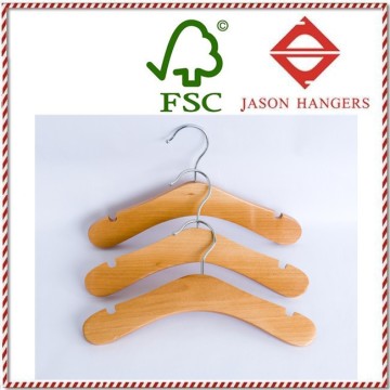 TF2338 colorful wooden clothes hanger for children