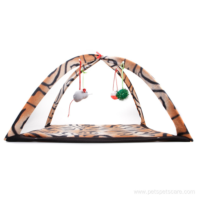 Velvet breathable variety of cartoon bell foldable tent