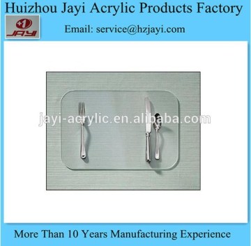 JYPM-002China supplier wholesale acrylic round placemat/anti slip placemat/blank placemat