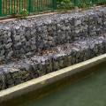 PVC เคลือบตะกร้าเพชร Gabion