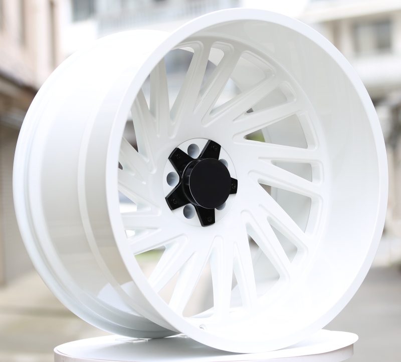 24-inch Full Gloss White Wheels
