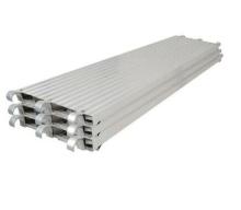 American Aluminum Scaffolding Planks: 7', 8', and 9' Decking for Construction Systems