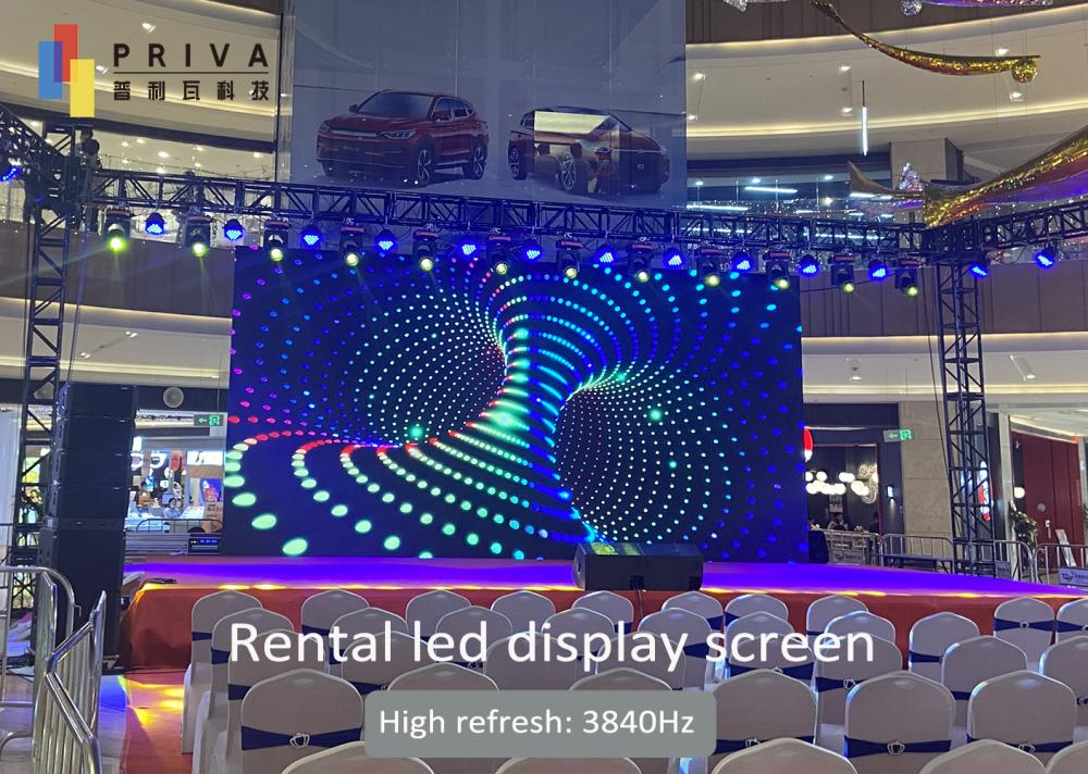 P2.9 Backdrops สาธารณะหน้าจอแสดงผล HD LED