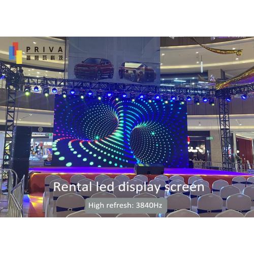 P2.9 Backdrops สาธารณะหน้าจอแสดงผล HD LED