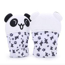 Silicone baby teething mitten teething glove