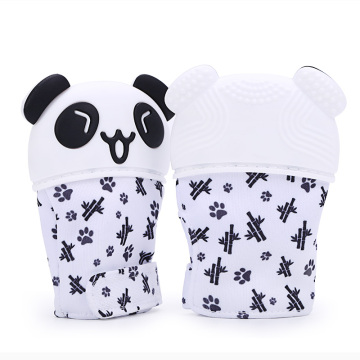 Silicone baby teething mitten teething glove