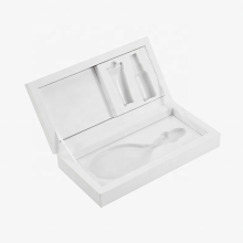 Eco Friendly Custom Logo Clear Front Rigid Cardboard Gift Box