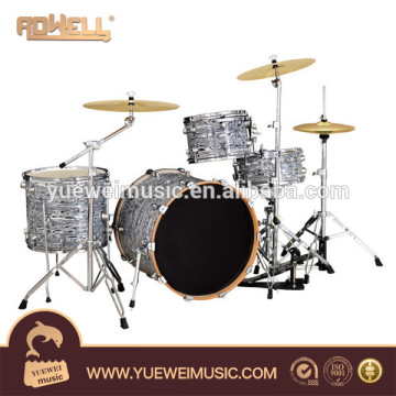 4 PCS Birch wood mid-grade Drum Set celluloid drum kit