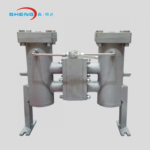 Customized SS duplex oil filter assembly