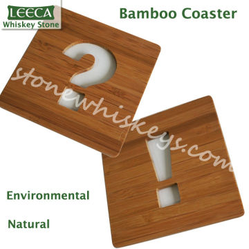 Promotional bamboo coaster | drink coaster