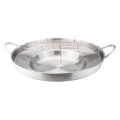 Round Stainless Steel Comal Griddle Large 22 Inch